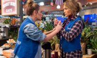 Leah Remini and Jennifer Lopez star in SECOND ACT.
